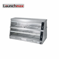 Vitrine commerciale oeuf de poulet frit 1500 mm gros chauffe-aliments