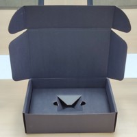 Boîte à bijoux portable de luxe personnalisée et écologique avec gaufrage, couleur et taille personnalisées, emballage en carton pour envoi postal