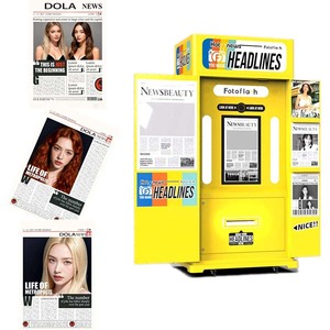 Newspaper Photobooth Photo Booth Machine Compatible with <b>Camera</b> and SLR with Remote or APP Control Smart Beauty - Product Image 2