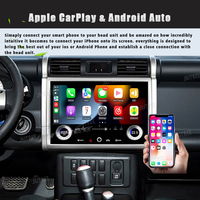 Carplay de 13,3 pulgadas para Toyota Cruiser FJ 2007-2024 Radio de coche pantalla táctil navegación GPS para coche Android 13 reproductor Multimedia