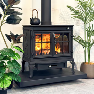 Estufa de Leña Portátil para Acampar al Aire Libre, con Chimenea, para Tiendas de Campaña - Product Image 3