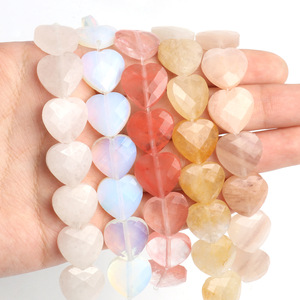 Wholesale DIY Accessories Natural Agate <strong>Jade</strong> Love <strong>Stone</strong> Bracelet Loose Round Beads Semi-Finished Products - Product Image 3
