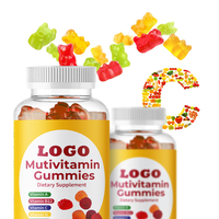 Gommes multivitaminées pour adultes de haute qualité, véganes, naturelles, à faible teneur en sucre, avec soutien immunitaire, complément alimentaire