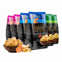 Groothandel Indonesische Cip Garnalen Chips Koolhydraten Kantoorsnacks 85G Aziatische Casual Voedselleverancier Voedsel