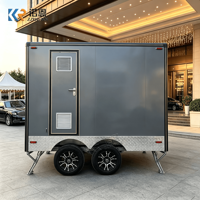Toilettes publiques extérieures, sanitaires portables, remorques sanitaires mobiles, équipement de service commercial, remorques sanitaires de luxe VIP