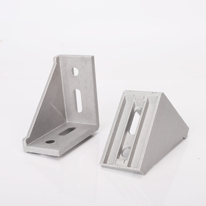 Aluminum Angle Brackets 3060 4080 4590 For Industrial Aluminum Profiles Corner Fittings Assembly Line Support - Product Image 2