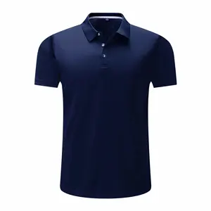 Hoge Kwaliteit Ademende Zomer Polyester Plus Size Golf Polo Shirt Anti-Krimp 100 Polyester Ademende Werk Shirts