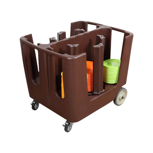 Carrito comercial para platos de cocina de restaurante y Hotel, carrito de almacenamiento de platos ajustable, equipo para áreas de comedor de cocina - Product Image 1