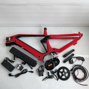Cadre de vélo électrique en carbone 29 pouces et 27,5 pouces |   Suspension intégrale 150 mm |   Kit complet avec batterie et support de moteur - Product Image 5