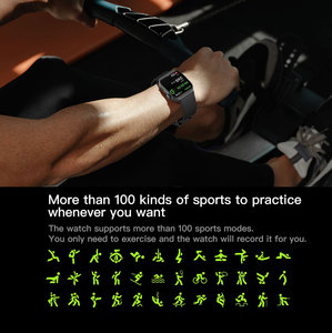 Tùy chỉnh IP68 z157j AMOLED 410*502 1ATM không thấm nước 100 + Thể Thao Heart Rate Monitor tập thể dục theo dõi BT cuộc gọi thông minh đồng hồ - Product Image 2