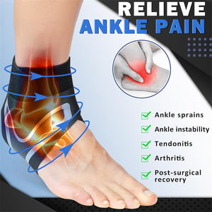 Soutien de la cheville de récupération Orthèse de compression respirante en néoprène Sports Protect Elastic Strain Foot Sleeve - Product Image 2