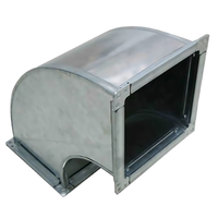 Tube corrugué Alida Q235B, conduit de ventilation HVAC personnalisé, galvanisé, pour la climatisation, rectangulaire, pour conduit de 100-2000 mm