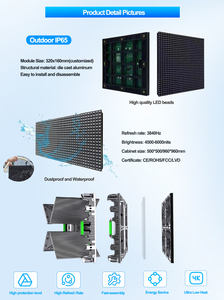 HD Outdoor Waterproof LED Display Screen P3.91 P4 P4.81 P5 Stage Screen Of 500x500mm To 500x1000mm For Outdoor Events Rental