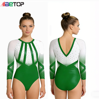 Justaucorps de gymnastique personnalisé pour filles, conception gratuite, vente en gros, justaucorps de danse pour compétition, justaucorps de gymnastique par sublimation