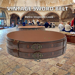 Cinturón <span class=keywords><strong>de</strong></span> Cuero Sintético con Espada <span class=keywords><strong>de</strong></span> Aleación Vintage <span class=keywords><strong>de</strong></span> Lujo, Estilo Gótico, Grueso <span class=keywords><strong>de</strong></span> 10 cm <span class=keywords><strong>de</strong></span> Ancho, Cinturón Corsé para Mujer - Product Image 1