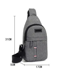 Men's Chest Bags Casual Waist Short Trip Travel Carry Bags Waterproof Shoulder Crossbody Bag <b>Nylon</b> <b>Handbags</b> - Product Image 3