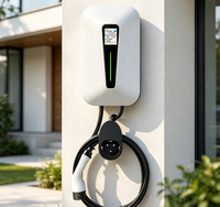Borne de recharge murale pour VE T8 7kW 32A, intelligente, solaire, WiFi, IP55, station domestique, nouvelle norme européenne CQC CE TUV