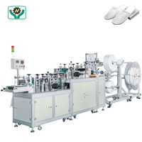 Machine à pantoufles d'hôtel en tissu non tissé jetable, pantoufles à semelle écologique 4-5mm, machine de fabrication de pantoufles pour spa et hôtels