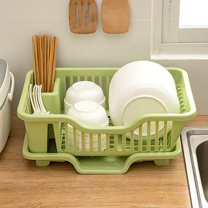 Égouttoir à vaisselle pour évier de cuisine, égouttoir à vaisselle, support pour bols, assiettes et baguettes, double couche multifonctionnel - Product Image 2