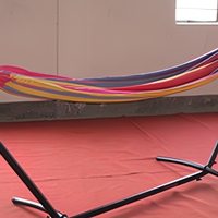 Support de hamac de jardin portable en acier inoxydable pour loisirs de plein air, design moderne, mobilier d'extérieur