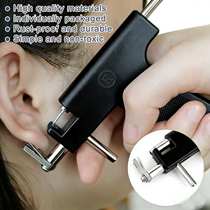 Kit profesional de acero inoxidable para Piercing corporal, nariz, orejas, labios, ombligo, joyería, conjunto de herramientas para Piercing para niños - Product Image 5