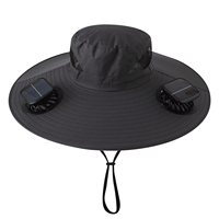 Gorra de Carga Solar Portátil con Ventilador Incorporado, Ligera, 100% Resistente a los Rayos UV, Adecuada para Hombres y Mujeres para Caminar en Verano
