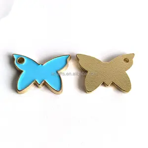 Jewellery tags jewelry accessory butterfly Pendant charms OEM Factory Fashion bracelet necklace Tags Supplier