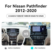 MOOKAKA 12.3'' Android 15 Carplay pour Nissan Pathfinder 2012-2020 Radio GPS Navi Lecteur multimédia sans fil Écran tactile