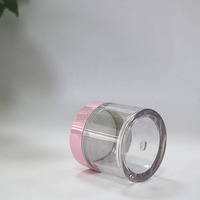 Fabricants de pots à crème en gros, contenants cosmétiques vides de luxe OEM, emballages cosmétiques, pot à crème en plastique avec couvercle rose