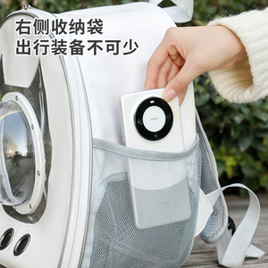 Vente en gros Nouveau sac à dos de voyage portable respirant pour animaux de compagnie Design simple et polyvalent pour les propriétaires de chats - Product Image 5