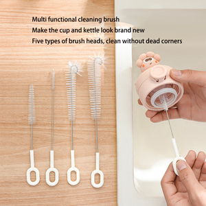 K107 <b>Cleaning</b> <b>Brushes</b> <b>Small</b> <b>Brushes</b> and Spout <b>Cleaning</b> <b>Brushes</b> for Teapots Cups & Straws Includes <b>Cleaning</b> Tools - Product Image 3