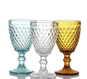 Bán Buôn Cổ Điển Nổi Phong Cách Châu Âu Retro Rượu Vang Thủy Tinh Màu Thủy Tinh Cốc - Product Image 2