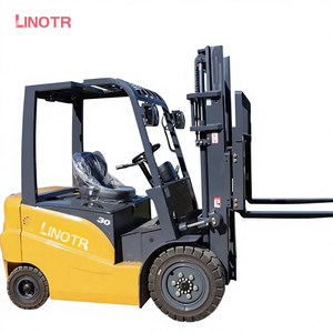 מלגזה חשמלית סיטונאית 1-<span class=keywords><strong>3</strong></span>.5 טון עם סוללת עופרת-חומצה, צמיגים פנאומטיים, הנעה כפולה (AWD) ומערכת הזזה הידראולית צידית לשימוש פנימי - Product Image 2