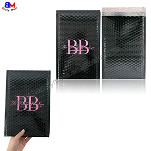 Custom Logo <strong>Bubbles</strong> Package Bags Strong Adhesive Poly <strong>Bubble</strong> <strong>Mailer</strong> Padded Envelope Bag Shipping Packaging - Product Image 2