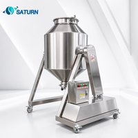 Mélangeur à tambour électrique automatique en acier inoxydable SUS304 de qualité alimentaire avec agitateur à moteur 220V et chauffage pour poudres détergentes et produits chimiques