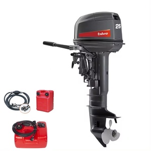 Moteur hors-bord 25 CV à commande par timon avec réservoir de carburant 24L – Offre Spéciale - Product Image 1