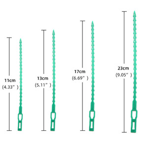Attaches de plantes réglables, attaches flexibles pour plantes de jardin, clip de tige vert pour <span class=keywords><strong>support</strong></span> d'escalade d'arbres de jardin, vigne, tomate - Product Image 2