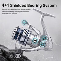 Moulinet de pêche spinning Stradic 1000/2500/3000/4000 ultraléger 4+1BB 5.2:1 avec bobine en aluminium CNC et poignée métallique pliable pour eau salée