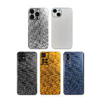 MOMO Sac de téléphone étanche TPU Skin Wrap pour iPhone 13 Pro Max Argent Dos 3D Radian Film de protection CE ROHS FCC certifications