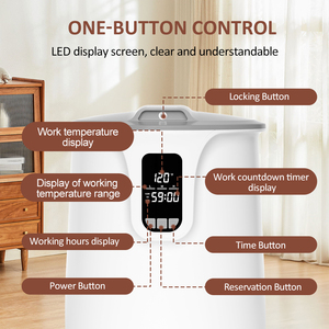 Chuyên Nghiệp Salon & Spa Sử Dụng Khăn Ấm Hơn Nước Nóng Xô 20L LED Hiển Thị Nhiệt Độ Thông Minh Thời gian Lớn Khăn Ấm Cho Phòng Tắm - Product Image 2