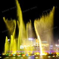 Outdoor Garden Sets Wasser brunnen Schalen für Pools Möwe Schaukel Musik Tanzen Wasser brunnen Düsen