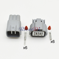 Connecteur de relais de commande de pulvérisation d'eau pour voiture, prise de lampe de pédale d'accélérateur TS à 6 broches pour Toyota 6188-0175 6189-0323