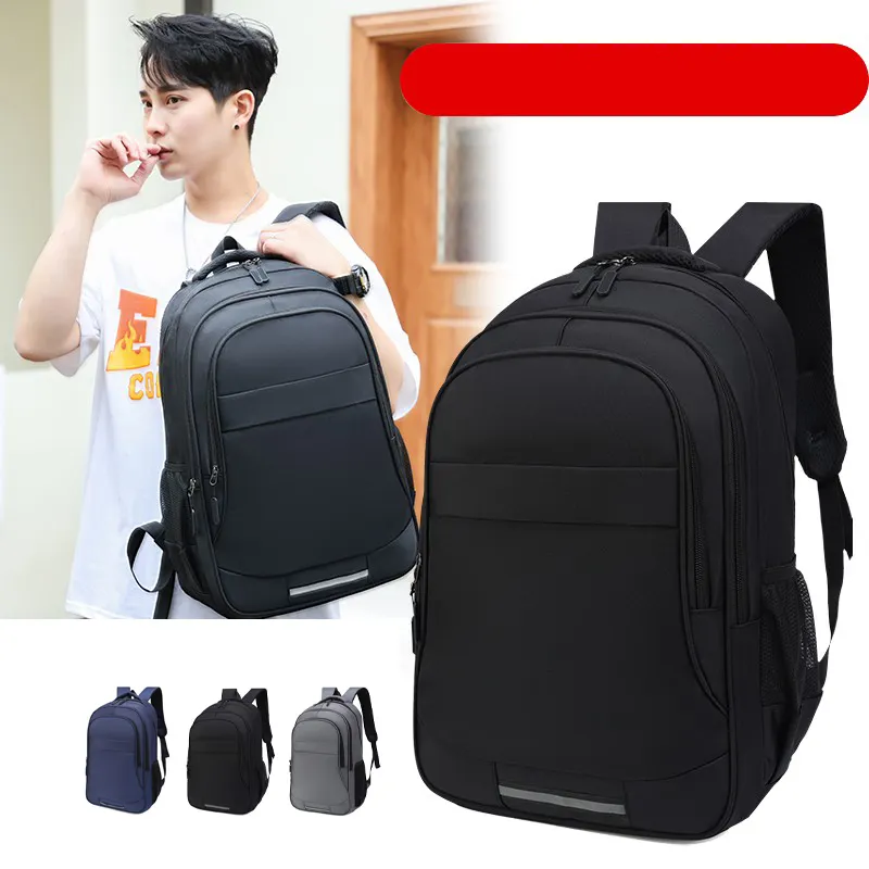 Custom LOGO Collage Large Capacity Waterproof School Backpack wholesale Business 15 Inch Travel Laptop Backpack Bag For Men