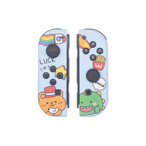 Nouvelle version étui de <span class=keywords><strong>dinosaure</strong></span> personnalisé pour Nintendo <span class=keywords><strong>Switch</strong></span> coque de protection en plastique ABS pour NDS Joy Con contrôleur jeu pièce réparée - Product Image 2
