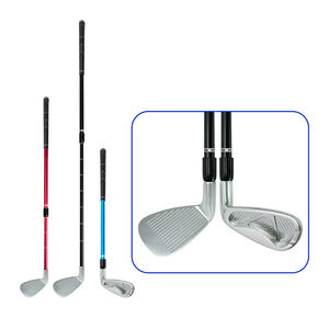 Cabezal de aleación de aluminio para interiores y exteriores de 2 secciones al por mayor, astilladora de <span class=keywords><strong>golf</strong></span> ajustable con logotipo personalizado para padres e hijos - Product Image 2