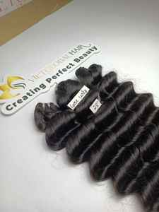 Extensions de cheveux Remy vierges vietnamiennes Double trame Offre Spéciale fabriquées au Viet Nam 2025 Cheveux de trame de vague océanique - Product Image 5