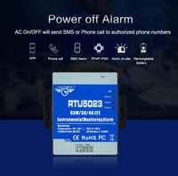 Alarma de Monitoreo de Temperatura GSM RTU5023, Sistema SMS 2G, Interruptor de Relé de Monitoreo de Energía con Batería Recargable Integrada
