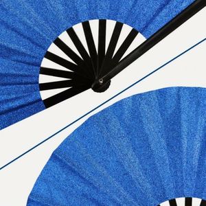 พัดกลิตเตอร์ขนาดใหญ่ 13 นิ้ว สำหรับเต้นไลน์แดนซ์ - Product Image 4