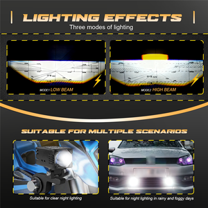 Style automobile, <span class=keywords><strong>phare</strong></span> LED DRL, yeux de démon, yeux maléfiques, lumière LED pour voiture, projecteur de <span class=keywords><strong>phare</strong></span> - Product Image 5