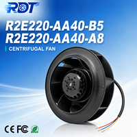 Ventilador de Refrigeración Original Alemán R2E220-AA40-A8 230V 2600/2700RPM, Equipo de Refrigeración para Automatización, Equipo de Refrigeración Industrial